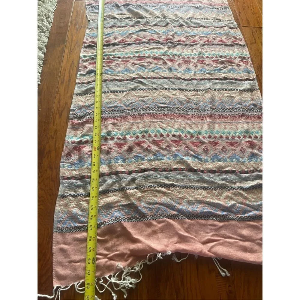 Southwestern Table Runner Aztec Geometric Design 62 X 26